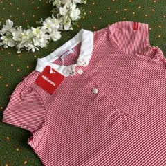新品タグ付き　ミキハウス　うさこ Tシャツ　ポロシャツ型　110cm ブラウス