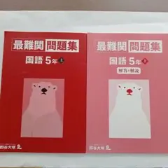 四谷大塚・最難関問題国語5年上