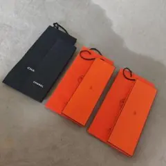 HERMES / CHANEL ネクタイ 空き箱と袋