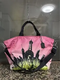 専用　プラダ　PRADA マザーズバッグ　　ボストン　ナイロン　ハンドバッグ プラダ PRADA ハンドバッグ ミニボストンバッグ 黒 ブラック