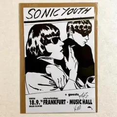 SONIC YOUTH  2002 ポスター ヴィンテージ　バンド Sonic Youth Vintage Concert Poster from Fillmore Auditorium