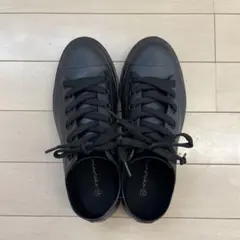 黒　スニーカー 24cm 雨晴れ兼用【即購入ok！】