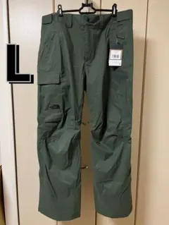 新品 高機能 ノースフェイス メンズスノーボードパンツ L 緑 スノーウェア