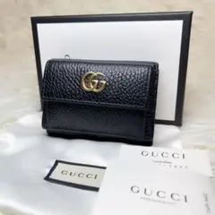 ✨希少✨ GUCCI グッチ GGマーモント ミニウォレット ブラック