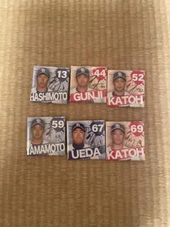 選手サイン入りバッジセット