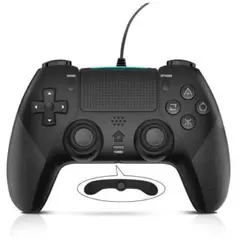 PS4コントローラー マクロ機能 背面ボタン付き 有線 TURBO連射