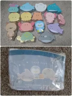 つぶらな瞳シリーズ　つぶらな瞳の水族館　つみき　ぷちポーチ