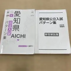 愛知県公立高校入試パターン集　2024