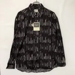 新品 BLAST HOMME 昭和レトロ クラシック モード 総柄 長袖シャツ