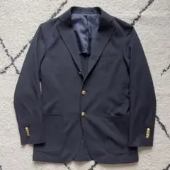 RING JACKET 紺ブレ　ブレザー　金ボタン　テーラードジャケット　M