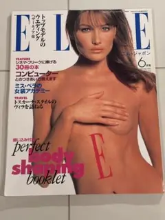 ELLE JAPON July No.128　表紙: カーラ・ブルーニ