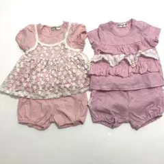 peda&mada 上下セット　70㎝　女の子