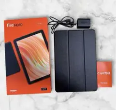 Amazon Fire HD 10タブレット第13世代　保護フィルム＋カバー付き