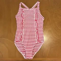 プチバトー　女の子用ワンピース水着 ストライプ