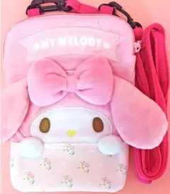 サンリオキャラクターズ ひょっこりポケットポシェット マイメロディ 花