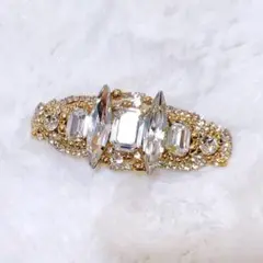 Alexandre de paris ヘアクリップ⭐︎キラキラストーン
