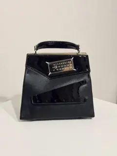 【新品未使用】ナンバリングプレート風 モードバッグ ブラック
