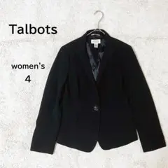 【タルボット Talbots】レディース テーラードジャケット 4 ブラック