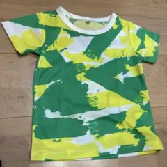メッシュTシャツ　黄色緑