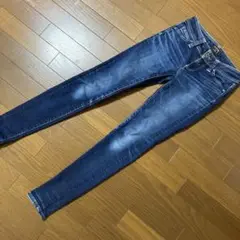 BRAPPERS スキニーデニム 26ダークブルー　スパイラルスキニー