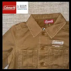 【新品】コールマン　b-ROOMコラボ　ワークジャケット110cmサイズ　カーキ