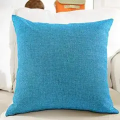 ポリジュートクッションカバー 45x45 (ボンダイブルー) 1枚