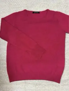 ☆ロートレアモン☆カシミヤ100% 春色 キレイ色 ピンクローズ ニットトップス