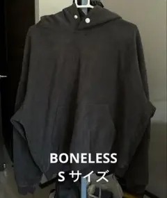 BONELLESS ダークグレー パーカー S