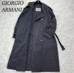 GIORGIO ARMANI ロングトレンチコート 裏地チェック/OW375 エンポリオ アルマーニ】 エンポリオ アルマーニから春先