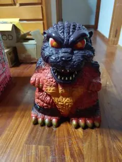 【箱付未使用】世界5000個限定ゴジラBIG バーニングゴジラ でっかい貯金箱 箱付未使用】世界5000個限定ゴジラBIG バーニングゴジラ