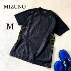 MIZUNO ミズノ　メンズ　ランニングシャツ　半袖　　黒