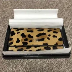 7829Y PRADA 長財布 ハラコ素材 アニマル柄