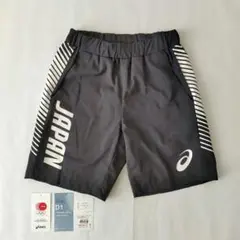 asics TEAM JAPAN 日本代表選手団 JOCエンブレム ハーフパンツ