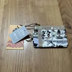 レスポートサック ディズニー定期入れミッキーマウスミニーマウスコミック柄