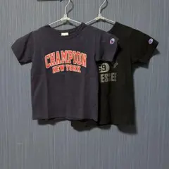 【2枚セット】Champion 半袖Tシャツ　120㎝