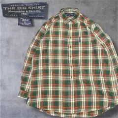 90年代 Abercrombie/アバクロ　ボタンダウンチェック柄シャツ　XL