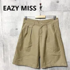 EAZY MISS イージーミス メンズ ハイウエストタックチノハーフパンツ L