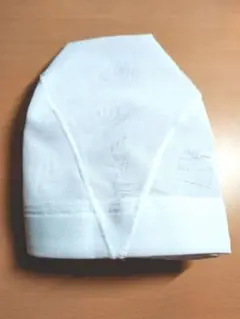 新品◎ホワイト メッシュ 水泳帽 LLサイズ