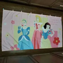 ディズニープリンセス カフェカーテン152☓85センチ
