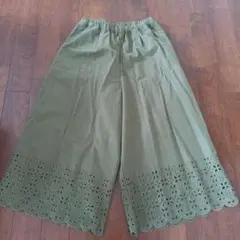夏セール美品、レース、ガウチョパンツ