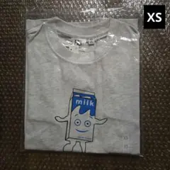 GU Blur グラフィックT MUSIC LIGHTGRAY XS ミルクくん