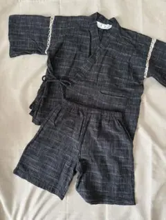 しじら織り　男の子　甚平　120