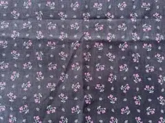 生地・花柄・ネイビー