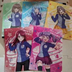 バンドリ　ローソン　クリアファイル