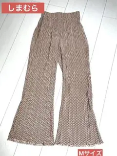 しまむら　プリーツパンツ　夏　美品