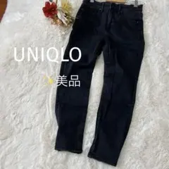✨美品　UNIQLO ユニクロ　スキニーデニム ブラック　28