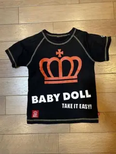 BABY DOLL クラウンTシャツ ブラック
