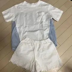 ポンポネット140ショートパンツ GU Tシャツ150