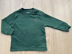 ロンT ポロラルフローレン polo 12M 80 グリーン