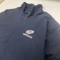 NORTH EMD ミラーライト ハーフジップ ナイロンジャケット 半袖 XL